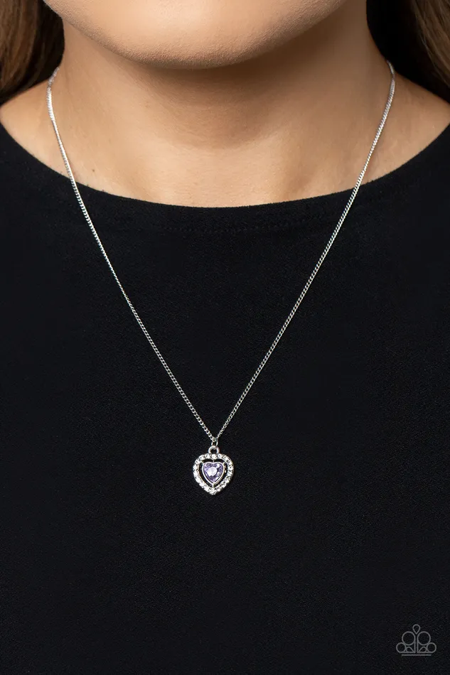 Necklaces Paparazzi Accessories Day of Love Purple Necklace Jewelry by Bretta