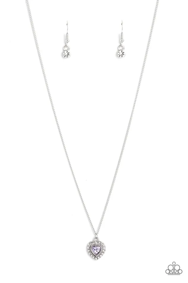 Necklaces Paparazzi Accessories Day of Love Purple Necklace Jewelry by Bretta