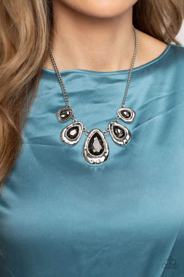 Necklaces Paparazzi Accessories Formally Forged Silver Necklace Jewelry by Bretta Necklaces Paparazzi Accessories Formally Forged Silver Necklace Jewelry by Bretta