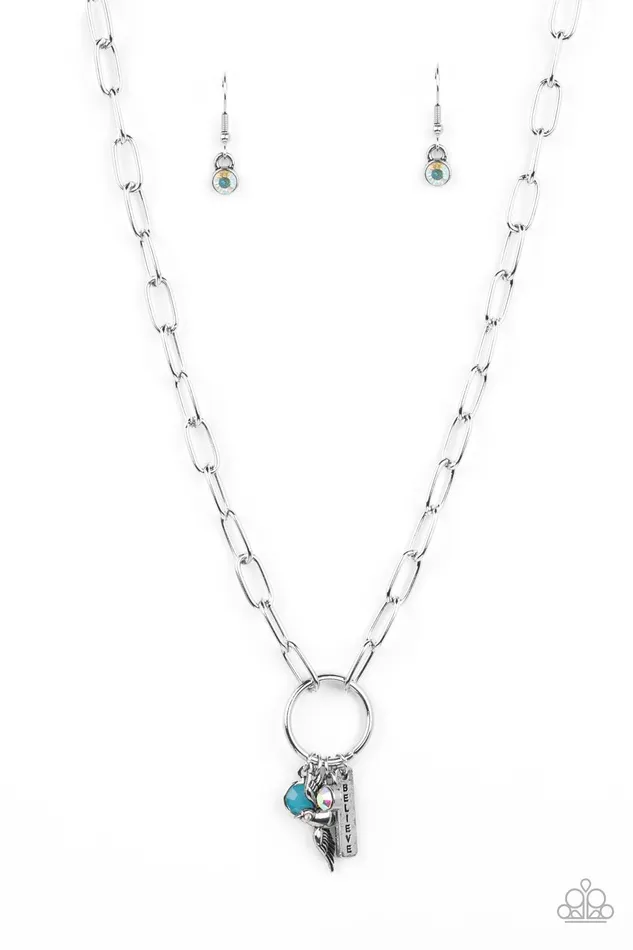 Necklaces Paparazzi Accessories Inspired Songbird Blue Necklace Jewelry by Bretta