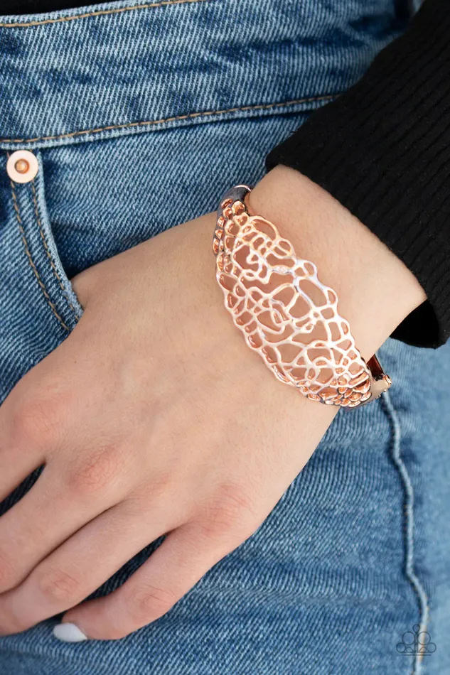 Paparazzi Accessories Bracelets Airy Asymmetry Rose Gold Bracelet Jewelry by Bretta Paparazzi Accessories Bracelets Airy Asymmetry Rose Gold Bracelet Jewelry by Bretta