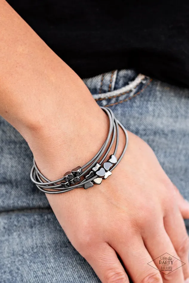 Paparazzi Accessories Bracelets Charmingly Cupid Black Bracelet Jewelry by Bretta Paparazzi Accessories Bracelets Charmingly Cupid Black Bracelet Jewelry by Bretta