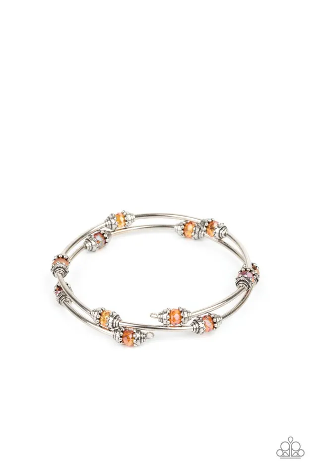 Paparazzi Accessories Bracelets Into Infinity Orange Bracelet Jewelry by Bretta