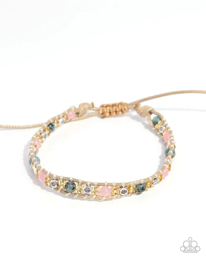 Paparazzi Accessories Bracelets Mesmerizing Motif Pink Bracelet Jewelry by Bretta