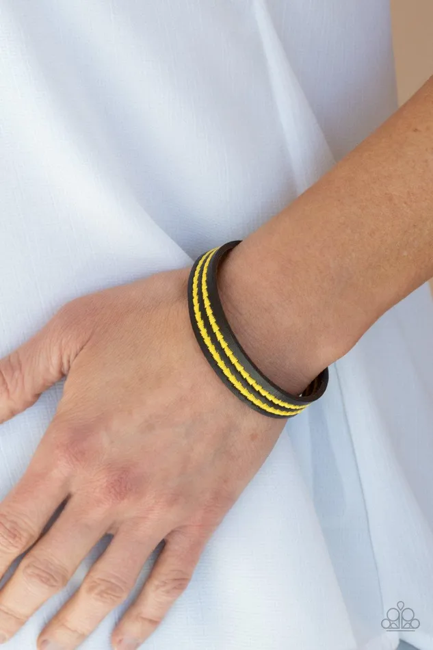 Paparazzi Accessories Bracelets Show The Way Yellow Bracelet Jewelry by Bretta