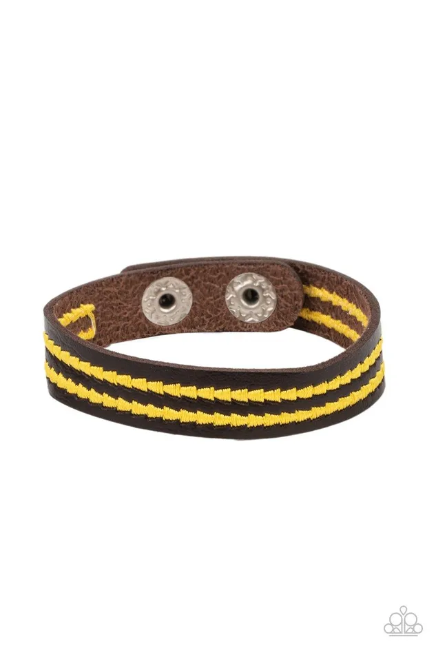 Paparazzi Accessories Bracelets Show The Way Yellow Bracelet Jewelry by Bretta