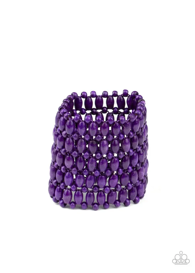 Paparazzi Accessories Bracelets Way Down In Kokomo Purple Bracelet Jewelry by Bretta