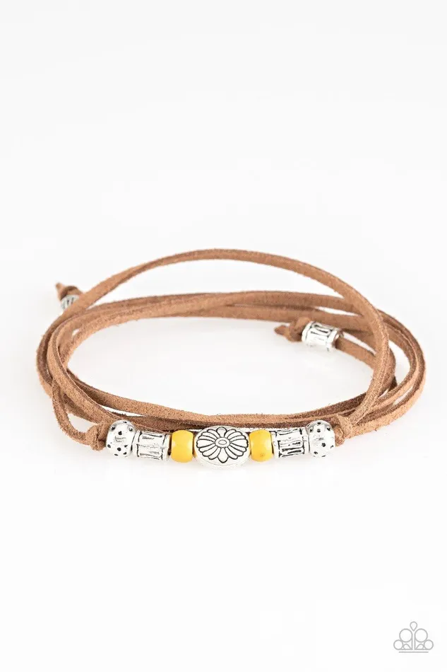 Paparazzi Accessories Clear A Path Yellow Urban Bracelet Jewelry by Bretta Bracelets