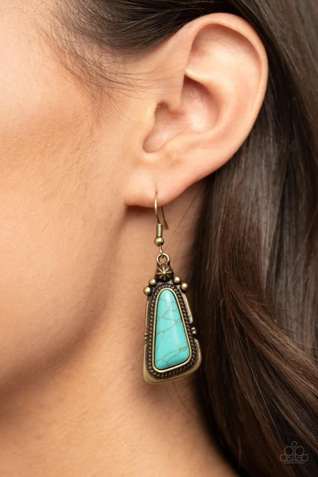 Paparazzi Accessories Earrings Sahara Solitude Brass Earrings Jewelry by Bretta Paparazzi Accessories Earrings Sahara Solitude Brass Earrings Jewelry by Bretta