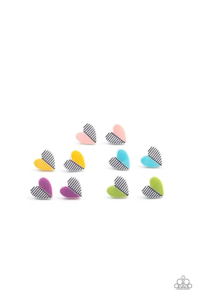 Paparazzi Accessories Earrings Starlet Shimmer Multi Heart Earrings Jewelry by Bretta Paparazzi Accessories Earrings Starlet Shimmer Multi Heart Earrings Jewelry by Bretta