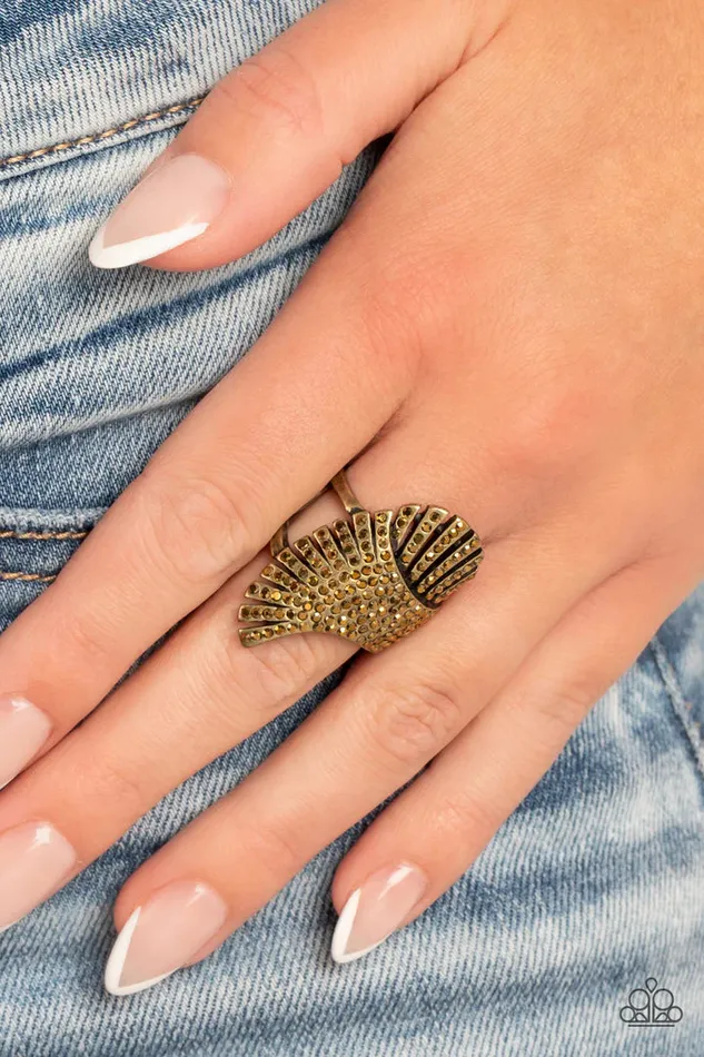 Paparazzi Accessories Express YourSELFIE Brass Ring Jewelry by Bretta Rings