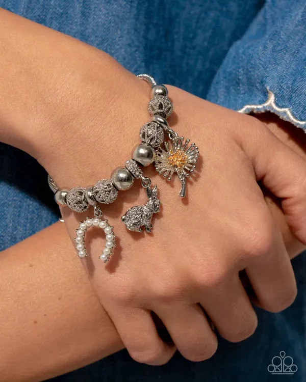 Paparazzi Accessories Graceful Godsend White Bracelet Jewelry by Bretta Bracelets Paparazzi Accessories Graceful Godsend White Bracelet Jewelry by Bretta Bracelets
