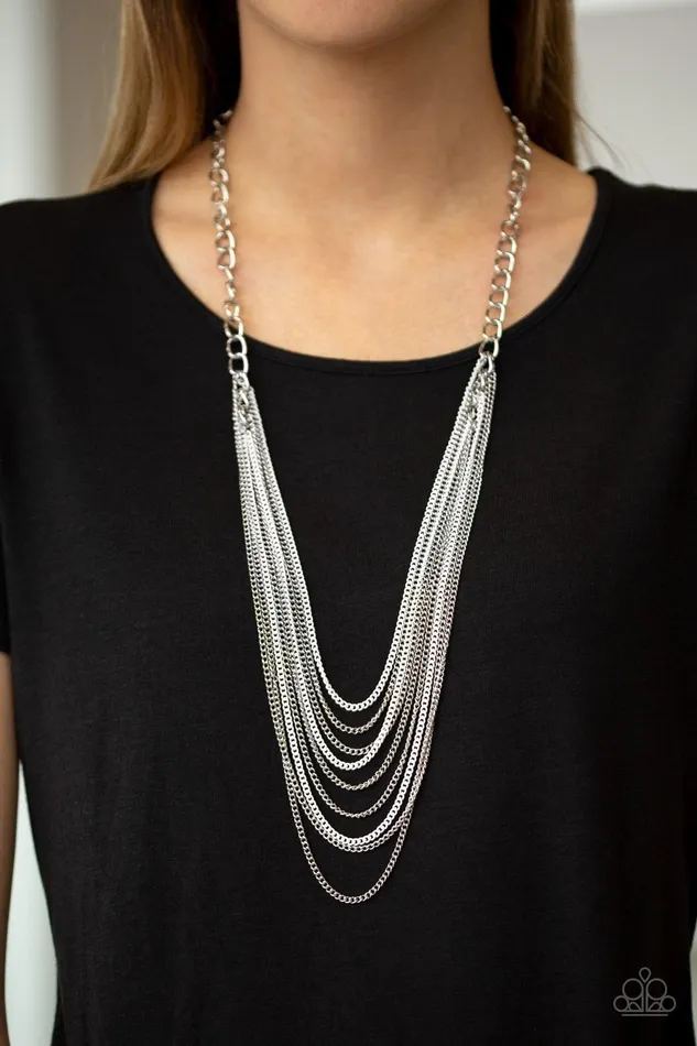 Paparazzi Accessories Necklaces Rebel Rainbow White Necklace Jewelry by Bretta