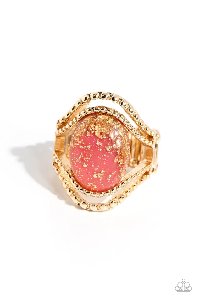 Paparazzi Accessories Noble Nebula Pink Ring Jewelry by Bretta Rings