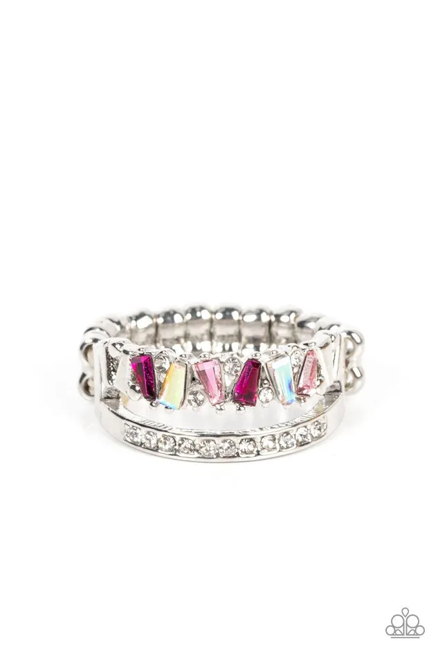 Paparazzi Accessories Rings Fractal Fascination Pink Ring Jewelry by Bretta