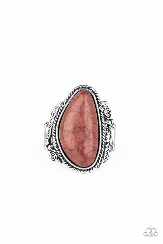 Paparazzi Accessories Rings Mojave Magic Brown Ring Jewelry by Bretta