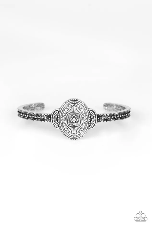 Paparazzi Accessories Savannah Sunset Silver Cuff Bracelet Jewelry by Bretta Bracelets