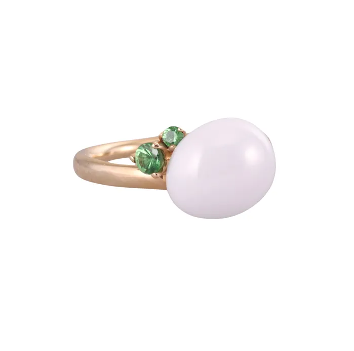 Pomellato Rings Pomellato Capri 18k Gold Ceramic Tsavorite Ring