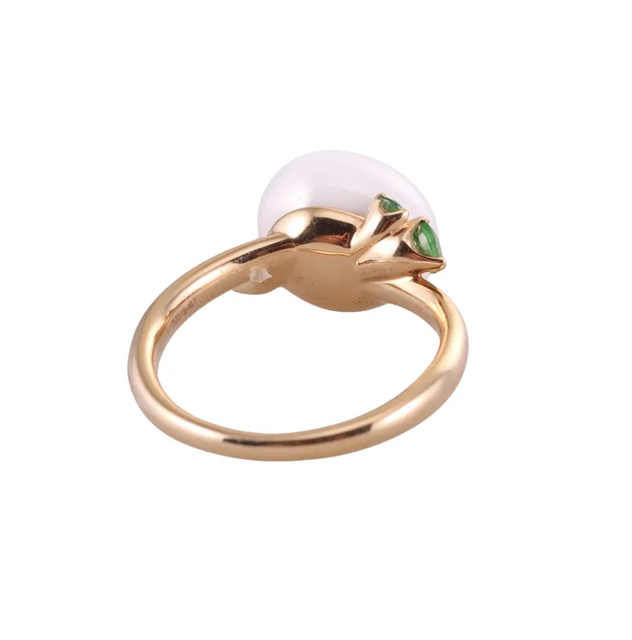 Pomellato Rings Pomellato Capri 18k Gold Ceramic Tsavorite Ring