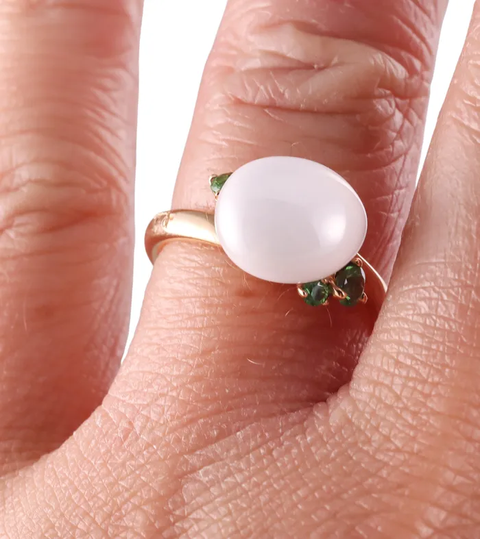 Pomellato Rings Pomellato Capri 18k Gold Ceramic Tsavorite Ring