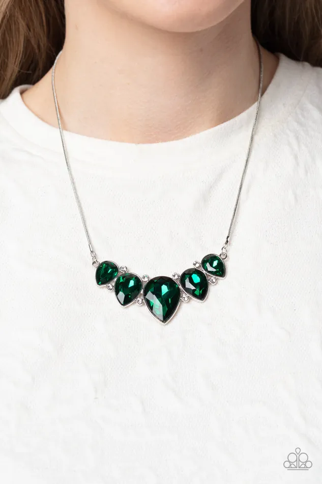Regally Refined Green Necklace Jewelry by Bretta Paparazzi Accessories Necklaces Regally Refined Green Necklace Jewelry by Bretta Paparazzi Accessories Necklaces