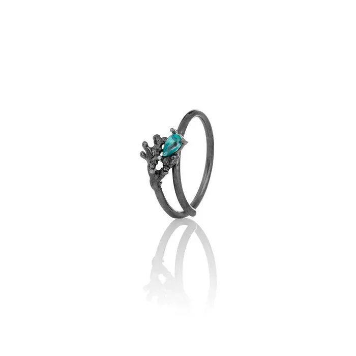 Rings AURUM by Gubjrg AURUM x Blue Lagoon ring