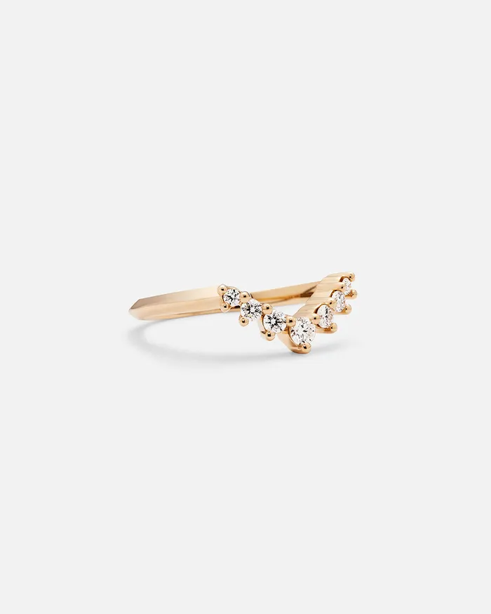 Rings Casual Seance Noon White Diamond Band Rings Casual Seance Noon White Diamond Band