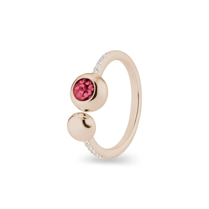Rings EverWith Ladies Rondure Array and Sphere Memorial Ashes Ring EverWith