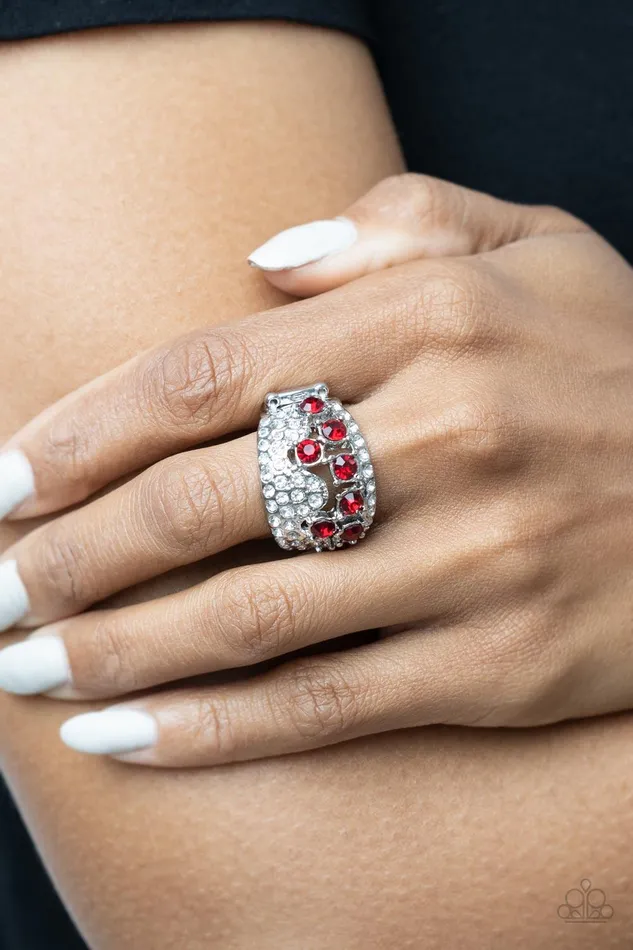 Rings Paparazzi Accessories Imperial Incandescence Red Ring Jewelry by Bretta