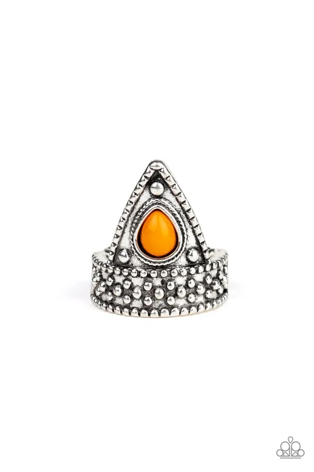 Rings Paparazzi Accessories Tropical Escapade Orange Ring Jewelry By Bretta