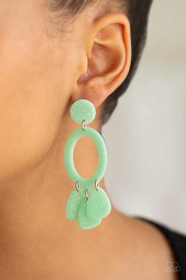 Sparkling Shores Green Earrings Jewelry by Bretta Paparazzi Accessories Earrings Sparkling Shores Green Earrings Jewelry by Bretta Paparazzi Accessories Earrings