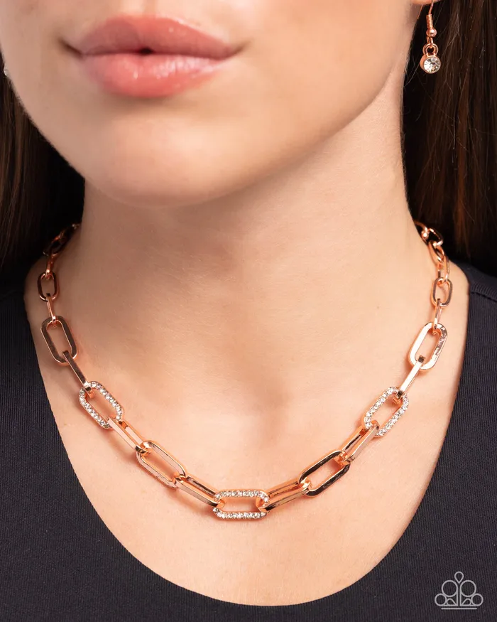 Understated Shimmer Copper Necklace Jewelry by Bretta Paparazzi Accessories Necklaces Understated Shimmer Copper Necklace Jewelry by Bretta Paparazzi Accessories Necklaces
