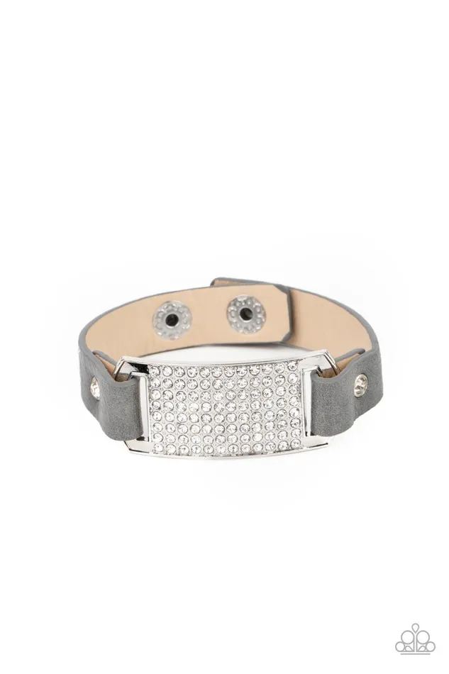 Urban Rivalry Silver Bracelet Jewelry by Bretta Paparazzi Accessories Bracelets