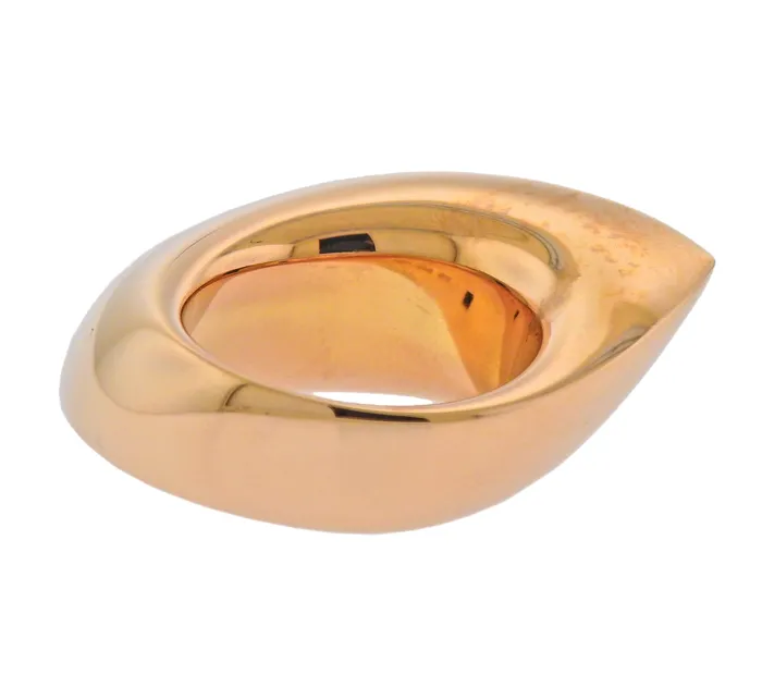 Vhernier Fuseau Mother of Pearl Crystal Rose Gold Ring Vhernier Rings
