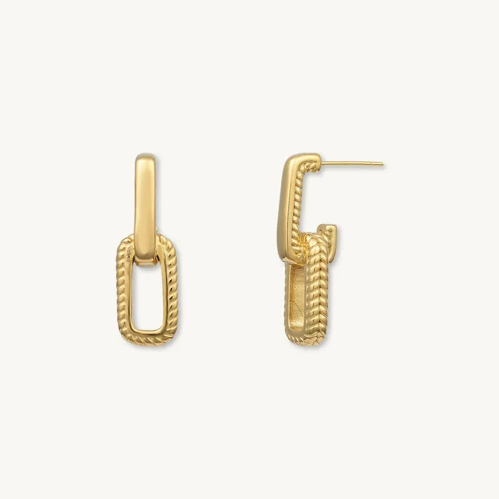Alexis Interlocking Earrings Camile Stone Earrings