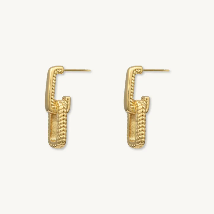 Alexis Interlocking Earrings Camile Stone Earrings