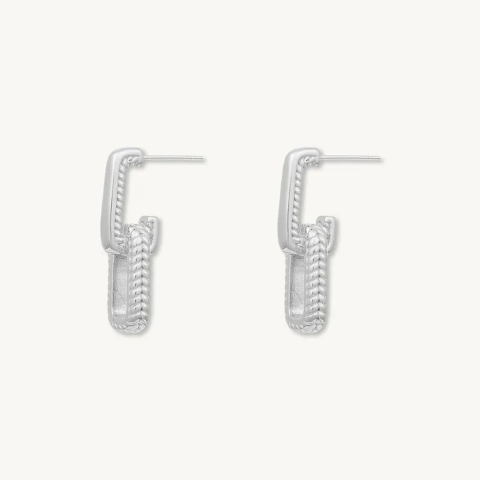 Alexis Interlocking Earrings Camile Stone Earrings