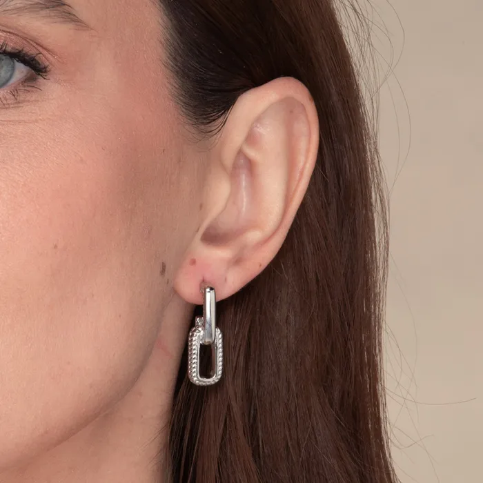 Alexis Interlocking Earrings Camile Stone Earrings