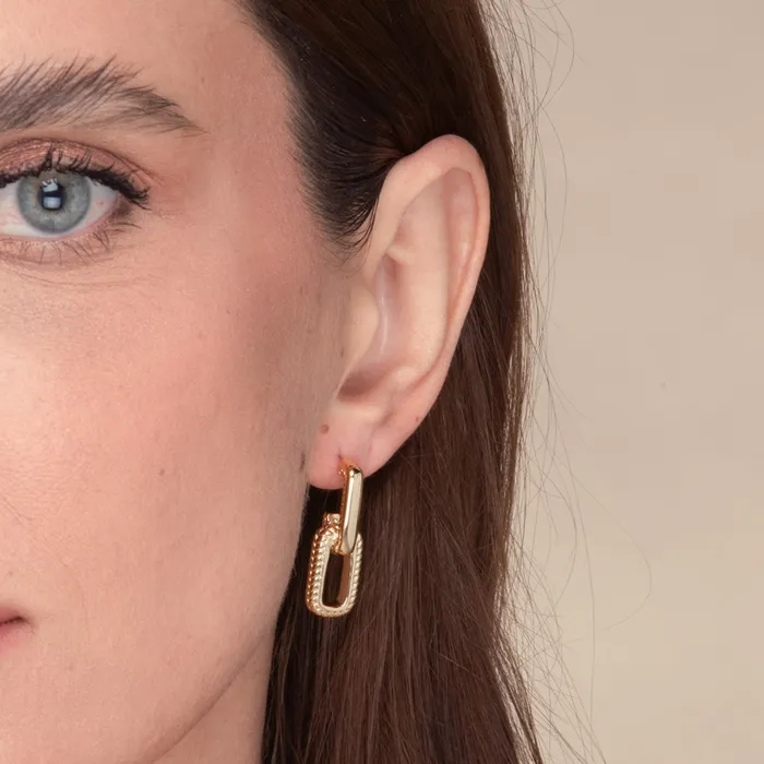 Alexis Interlocking Earrings Camile Stone Earrings