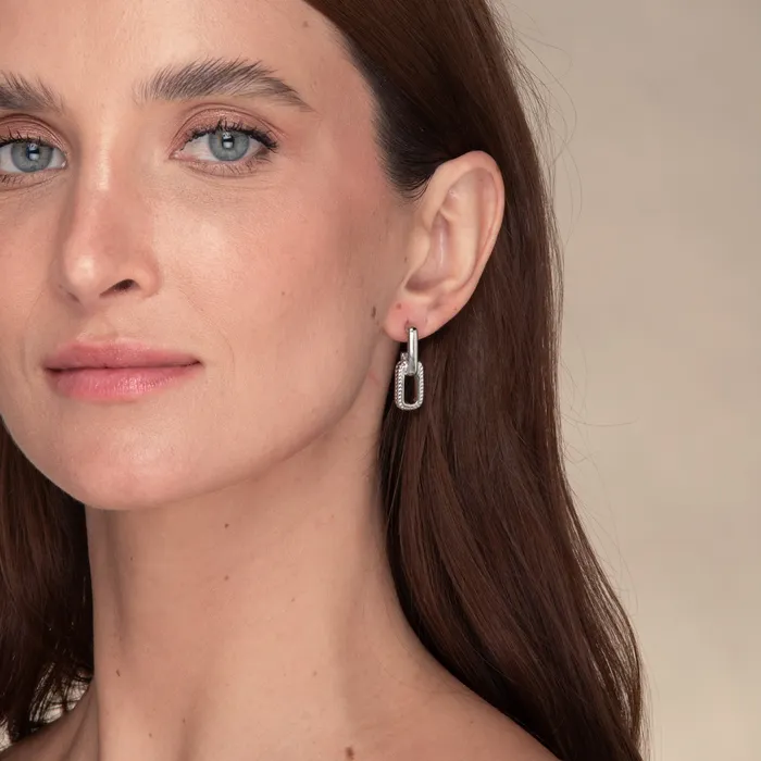 Alexis Interlocking Earrings Camile Stone Earrings