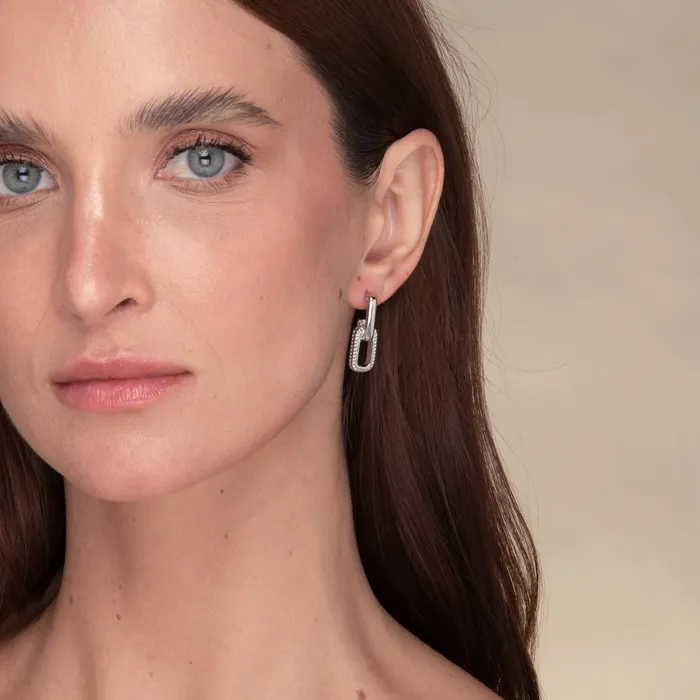 Alexis Interlocking Earrings Camile Stone Earrings