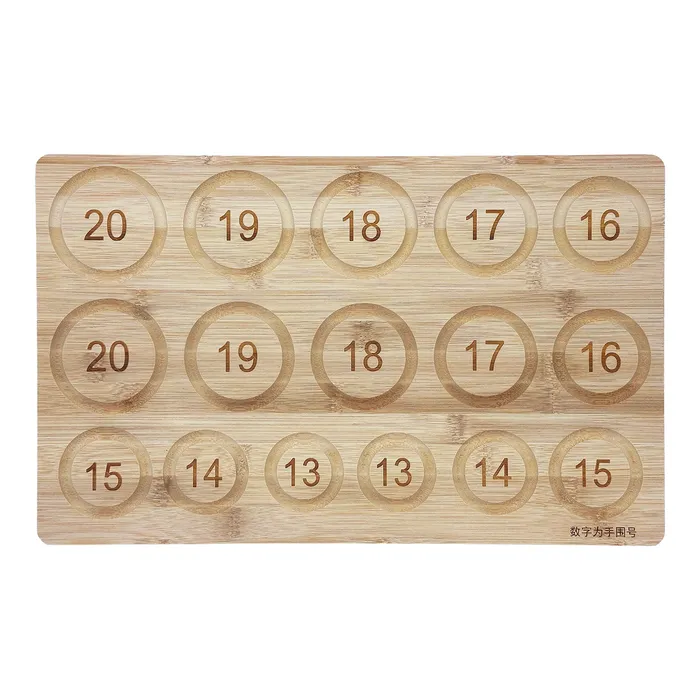 Bracelets JPIDisplay Wood 1520 cm Bracelet Beading Design Board Tray