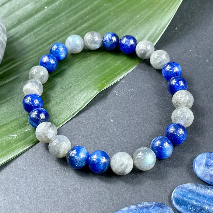 Bracelets Lily Rose Jewelry Kyanite Labradorite Duo Energy Shield Light Worker Protection Premium Collection 8mm Stretch Bracelet Bracelets Lily Rose Jewelry Kyanite Labradorite Duo Energy Shield Light Worker Protection Premium Collection 8mm Stretch Bracelet