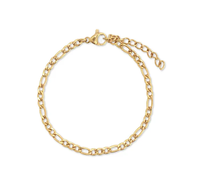 Bracelets Mai Dsire BOBBI DAINTY GOLD FIGARO BRACELET