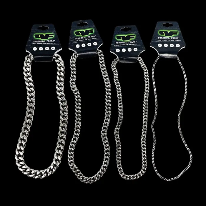 Bracelets Personal Fears Cuban Link Chains Stainless Steel