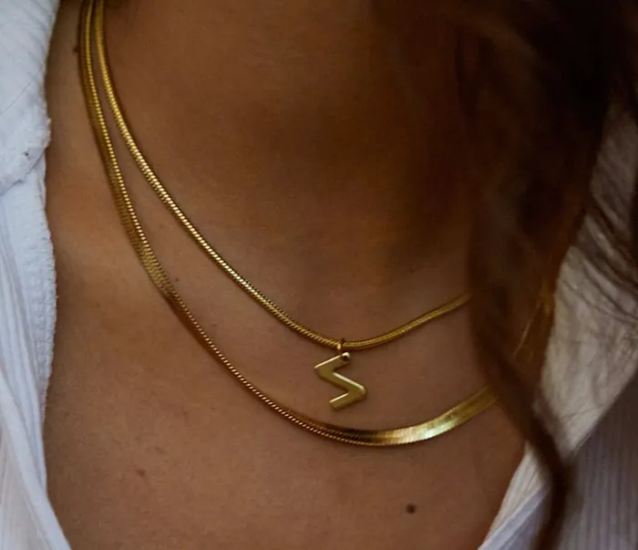 BY CARA Necklaces Whats Your Name Initial Chain