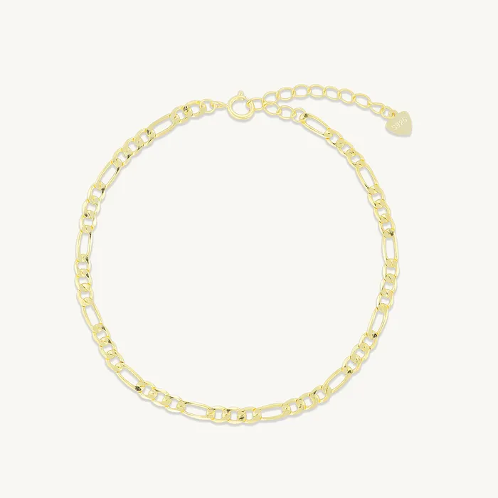 Camile Stone Bracelets Classic Figaro Chain Bracelet