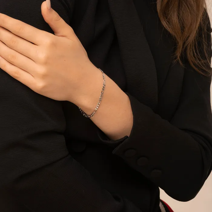 Camile Stone Bracelets Classic Figaro Chain Bracelet Camile Stone Bracelets Classic Figaro Chain Bracelet