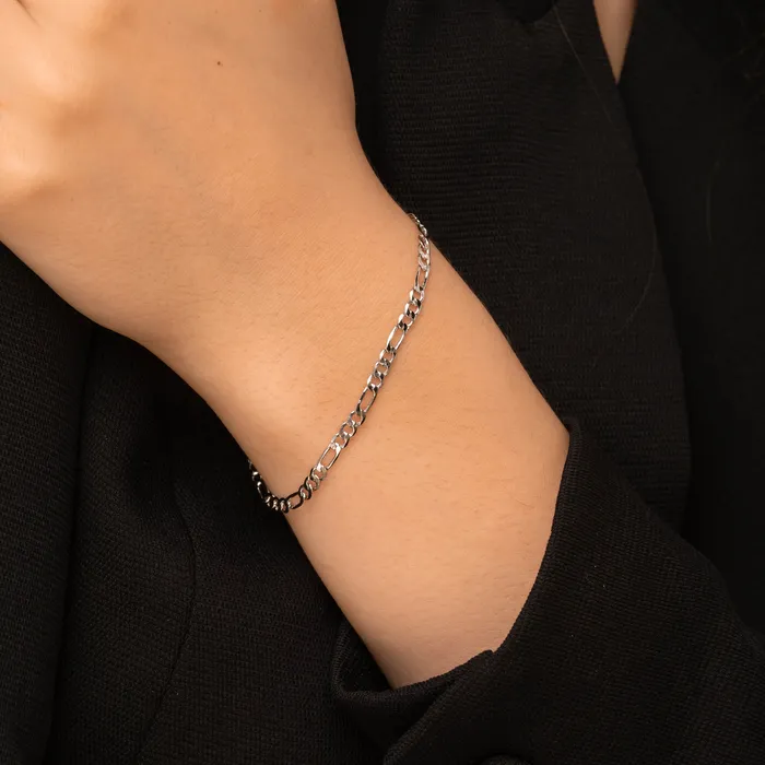 Camile Stone Bracelets Classic Figaro Chain Bracelet Camile Stone Bracelets Classic Figaro Chain Bracelet