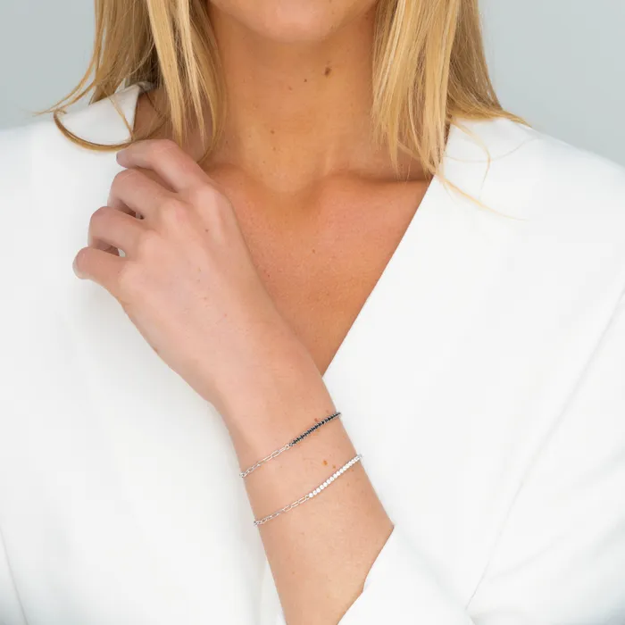 Camile Stone Bracelets Tennis Link Chain Bracelet